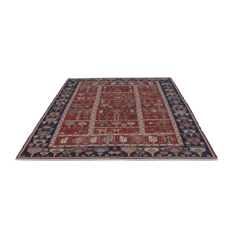 Kelimteppe - Orientalsk - Soumak - 242 x 188 cm - rust