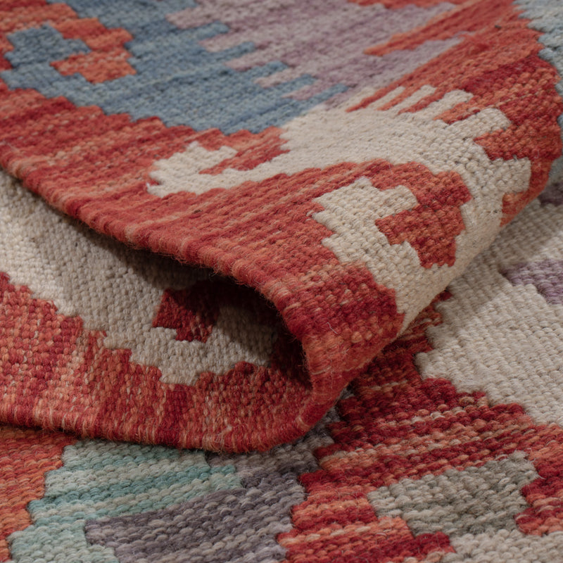 Kilim Maimana Teppe 299x83cm - Ullteppe