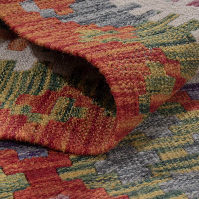 Kilim Maimana Teppe 294x81cm - Ullteppe