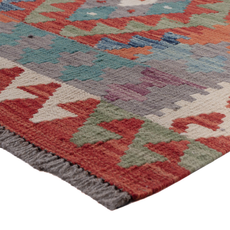 Kilim Maimana Teppe 302x82cm - Ullteppe