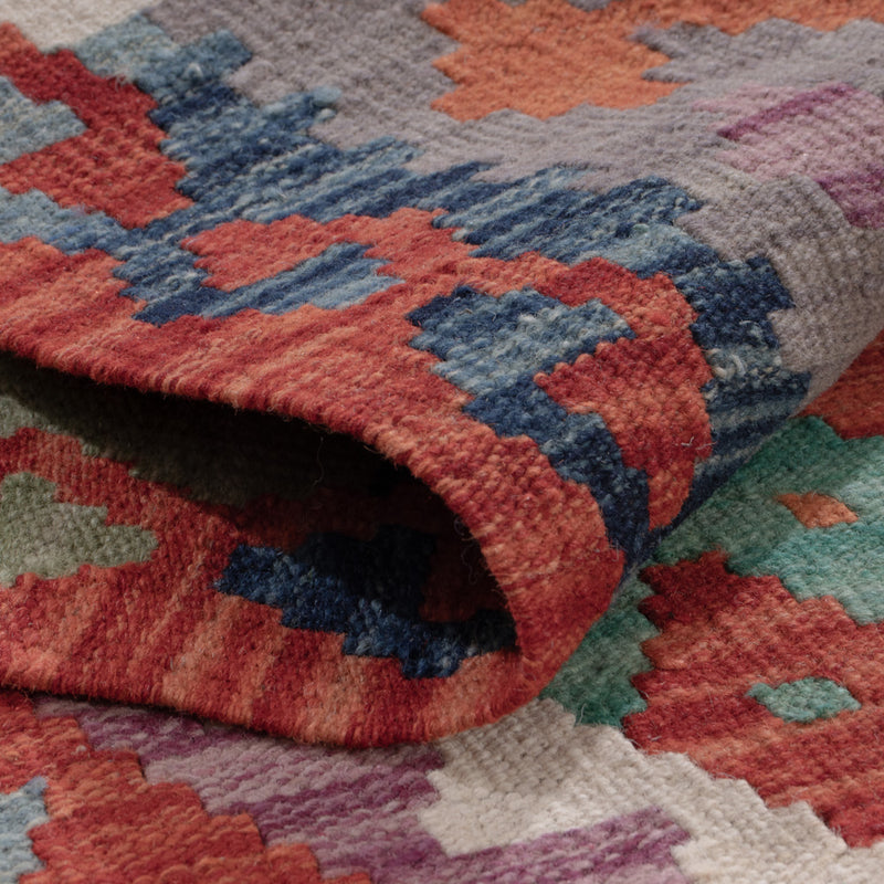 Kilim Maimana Teppe 302x82cm - Ullteppe