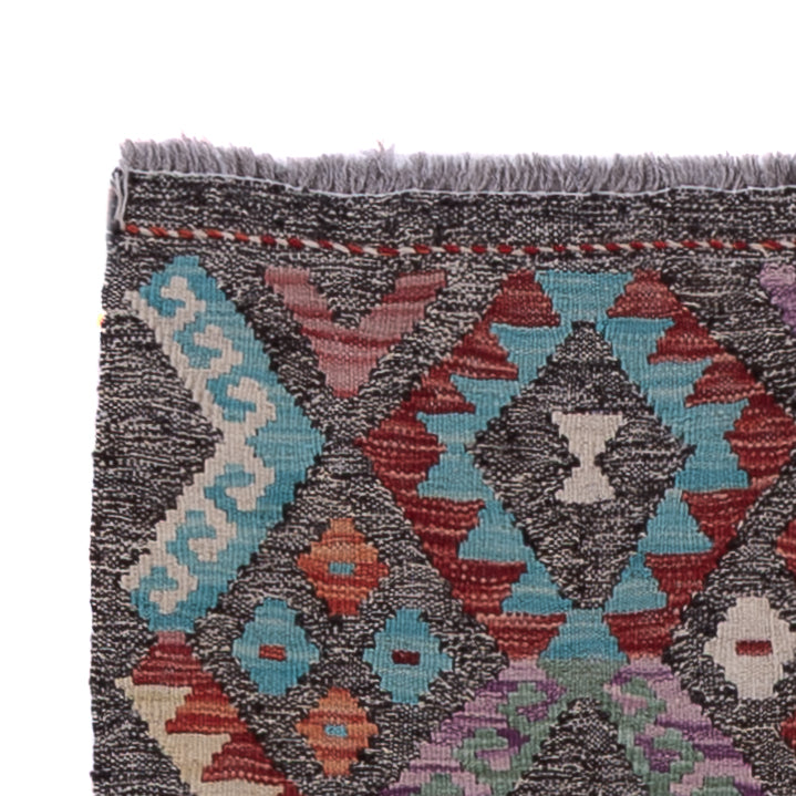 Kilim Maimana Teppe 305x88cm - Ullteppe