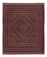 Kelimteppe - Orientalsk - 193 x 159 cm - mørk rød – product image