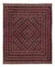 Kelimteppe - Orientalsk - 193 x 159 cm - mørk rød