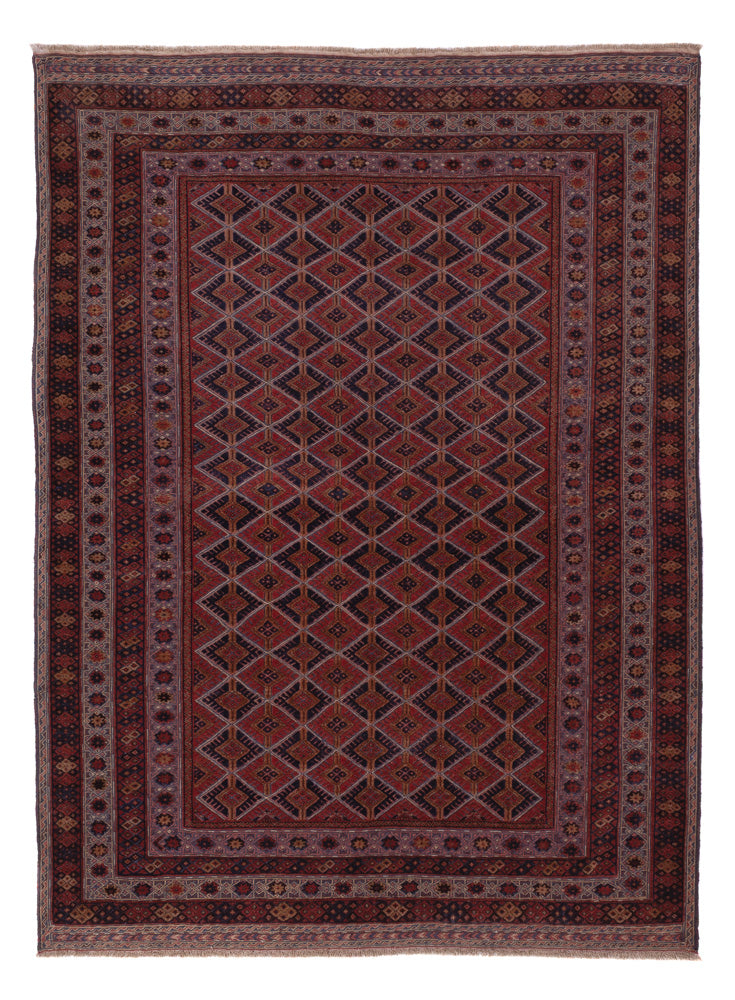 Afghansk kilim Teppe 200x144cm