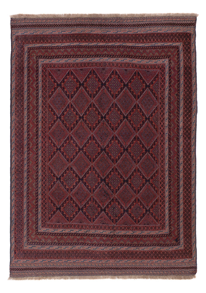 Afghansk kilim Teppe 200x139cm