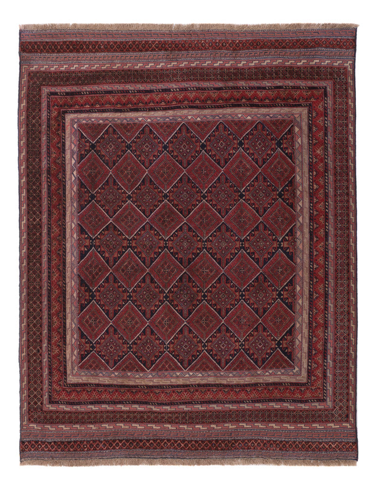 Afghansk kilim Teppe 186x144cm