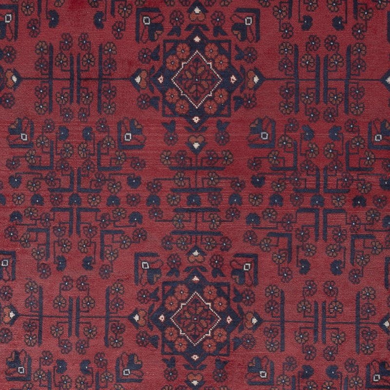 Afghansk teppe - Royal - 303 x 194 cm - mørk rød