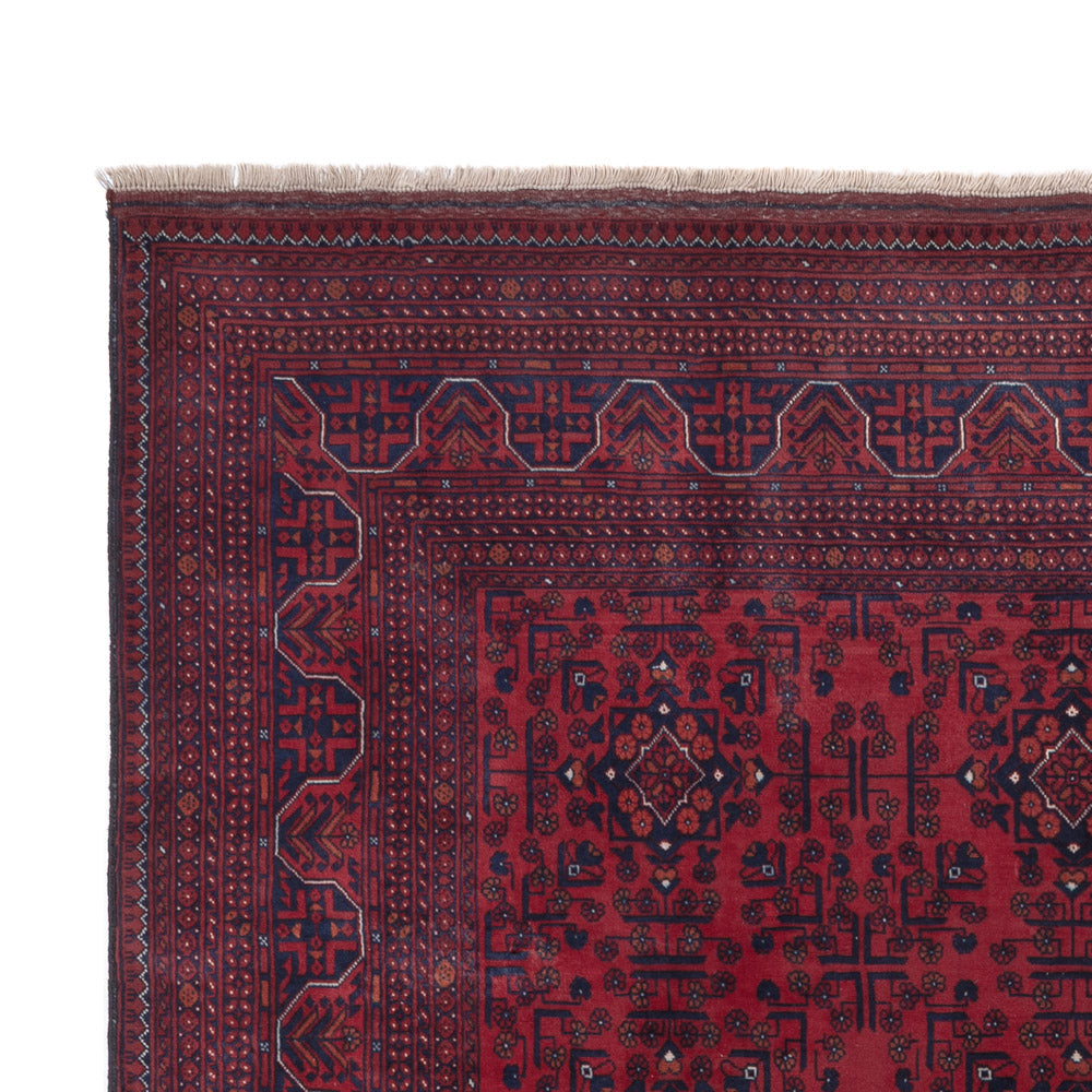 Afghansk teppe - Royal - 303 x 194 cm - mørk rød