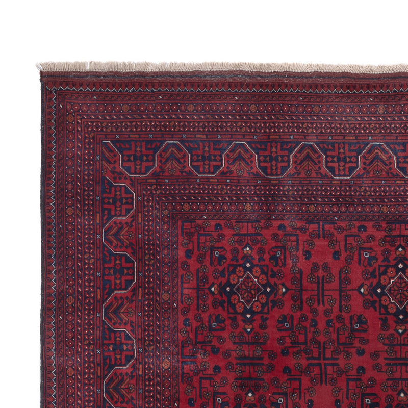 Afghansk teppe - Royal - 303 x 194 cm - mørk rød