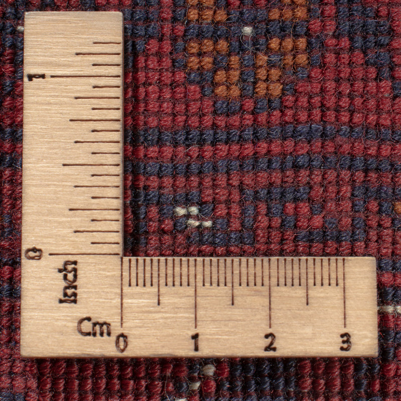 Afghansk teppe - Royal - 294 x 197 cm - mørk rød