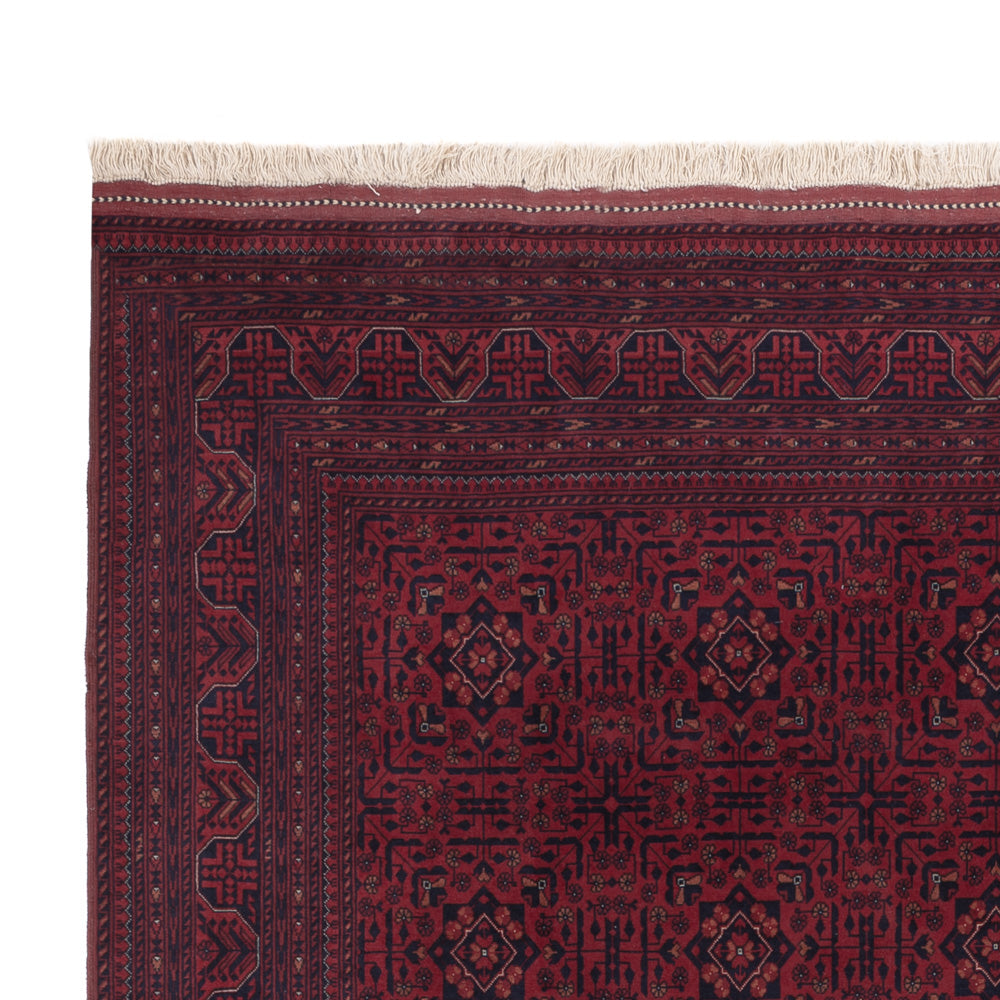 Afghansk teppe - Royal - 303 x 201 cm - mørk rød