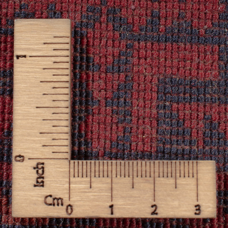 Afghansk teppe - Royal - 303 x 201 cm - mørk rød