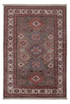 Kazak Teppe 81x117cm - Orientalsk teppe - Rektangulær / Mørk beige / 81 x 117 cm Rektangulær