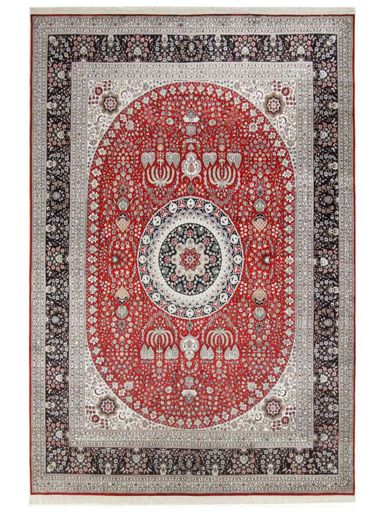 Kinesisk silke Teppe 370x272cm - Orientalsk teppe