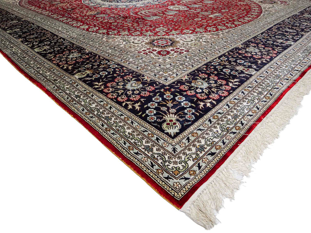 Kinesisk silke Teppe 370x272cm - Orientalsk teppe