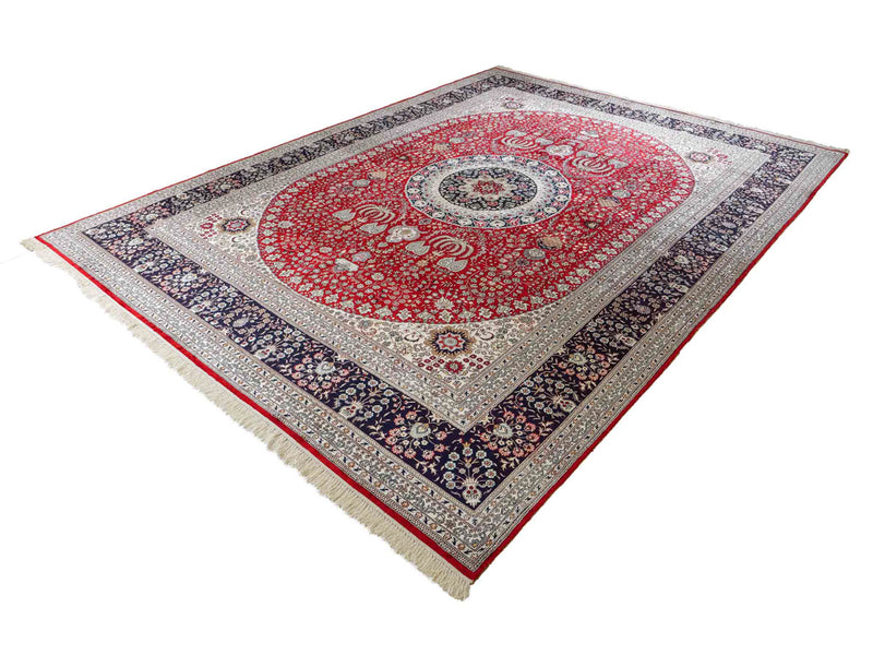 Kinesisk silke Teppe 370x272cm - Orientalsk teppe