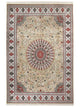 Silketeppe - Kina silke - 373 x 275 cm - lys beige