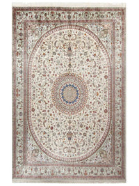 Silketeppe - Kina silke - 366 x 277 cm - beige – product image