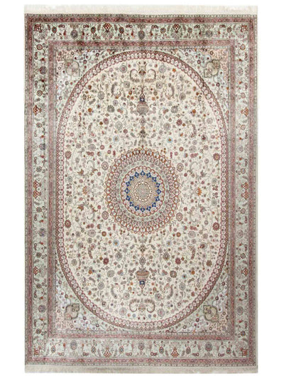 Kinesisk silke Teppe 277x366cm - Orientalsk teppe