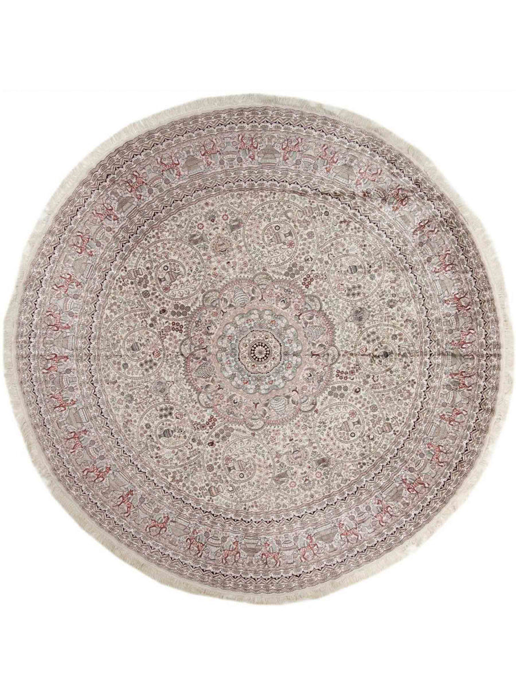 Kinesisk silke Teppe 300x300cm - Orientalsk teppe