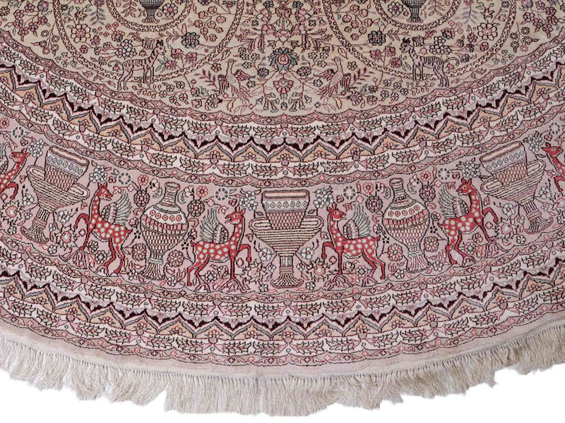 Kinesisk silke Teppe 300x300cm - Orientalsk teppe