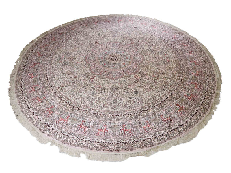 Kinesisk silke Teppe 300x300cm - Orientalsk teppe