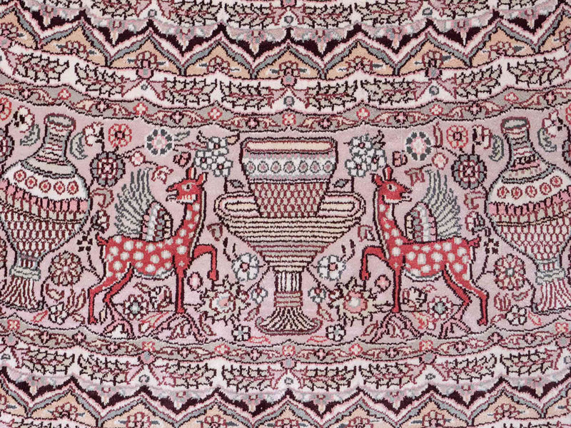 Kinesisk silke Teppe 300x300cm - Orientalsk teppe