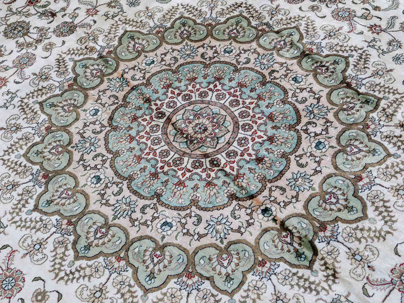 Kinesisk silke Teppe 303x303cm - Orientalsk teppe