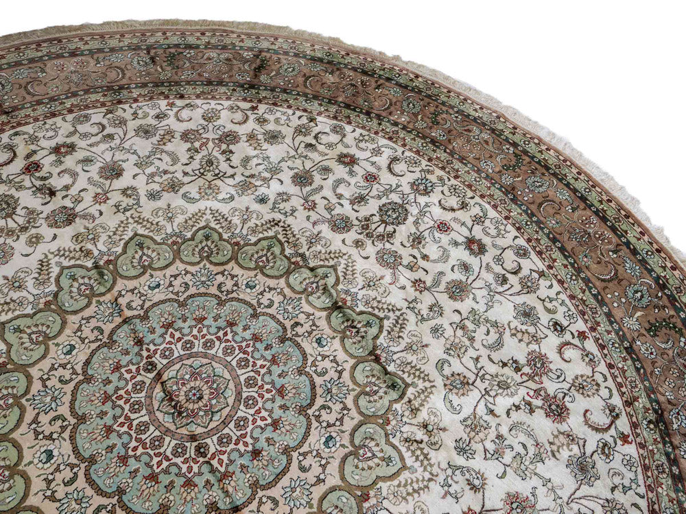 Kinesisk silke Teppe 303x303cm - Orientalsk teppe
