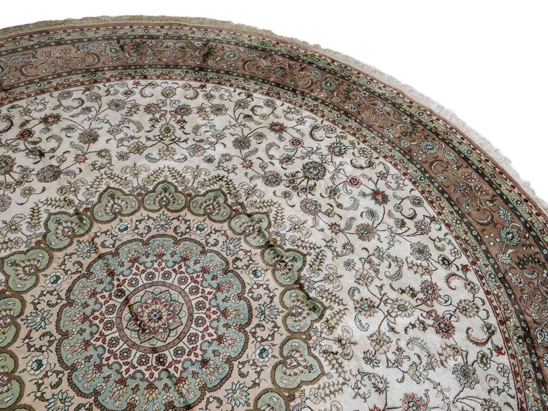 Kinesisk silke Teppe 303x303cm - Orientalsk teppe