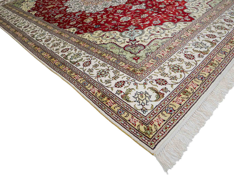 Kinesisk silke Teppe 276x182cm - Orientalsk teppe