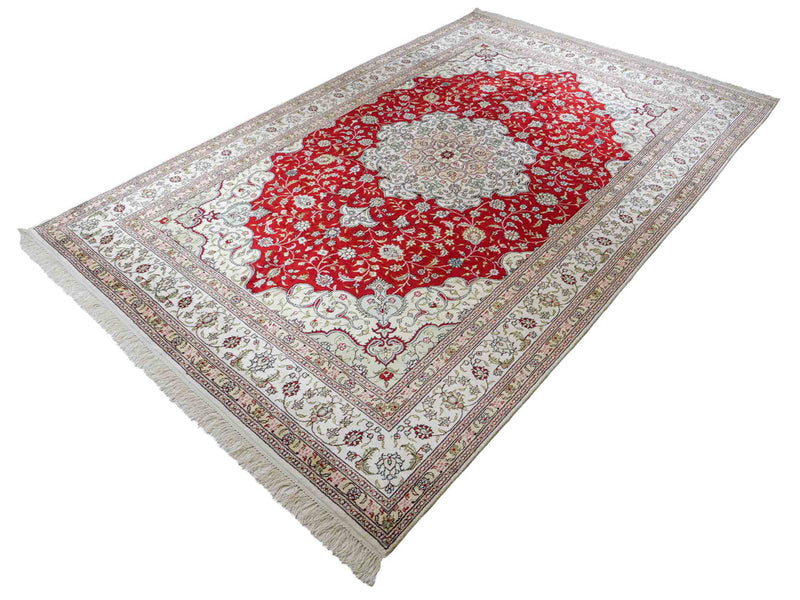 Kinesisk silke Teppe 276x182cm - Orientalsk teppe