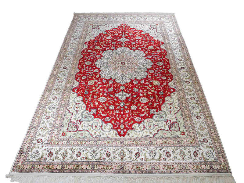 Kinesisk silke Teppe 276x182cm - Orientalsk teppe