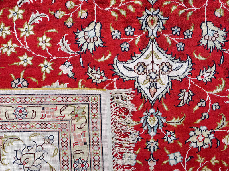 Kinesisk silke Teppe 276x182cm - Orientalsk teppe