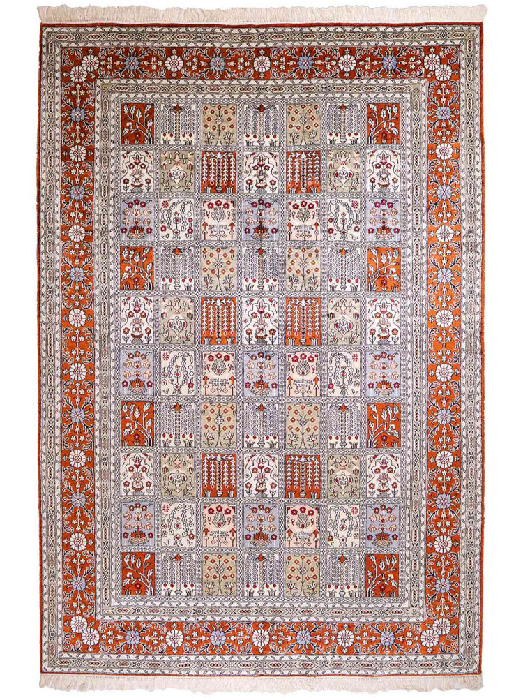 Kinesisk silke Teppe 268x181cm - Orientalsk teppe