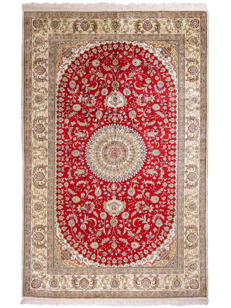 Kinesisk silke Teppe 240x153cm - Orientalsk teppe