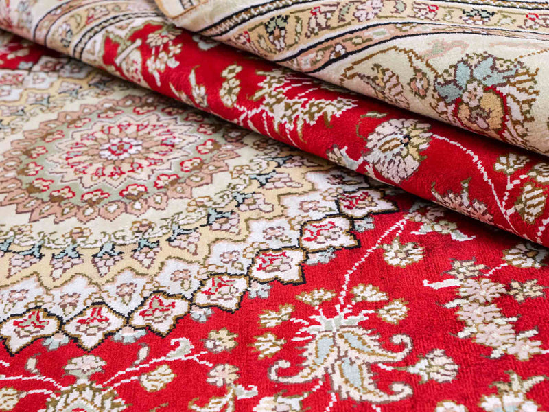 Kinesisk silke Teppe 240x153cm - Orientalsk teppe