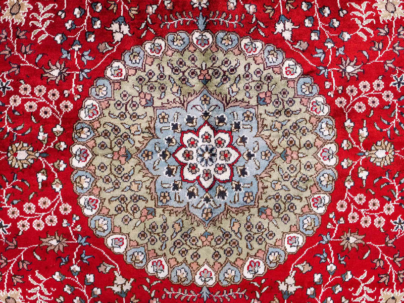 Kinesisk silke Teppe 246x152cm - Orientalsk teppe