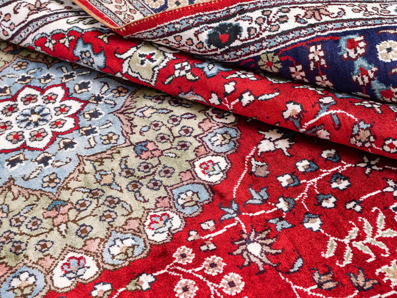 Kinesisk silke Teppe 246x152cm - Orientalsk teppe