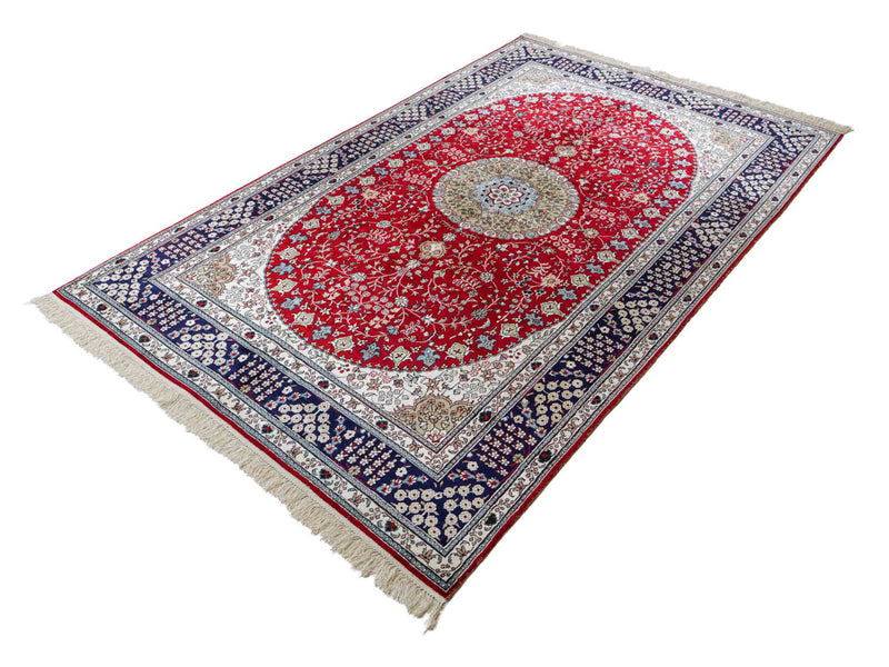 Kinesisk silke Teppe 246x152cm - Orientalsk teppe