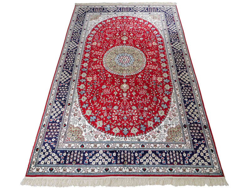 Kinesisk silke Teppe 246x152cm - Orientalsk teppe