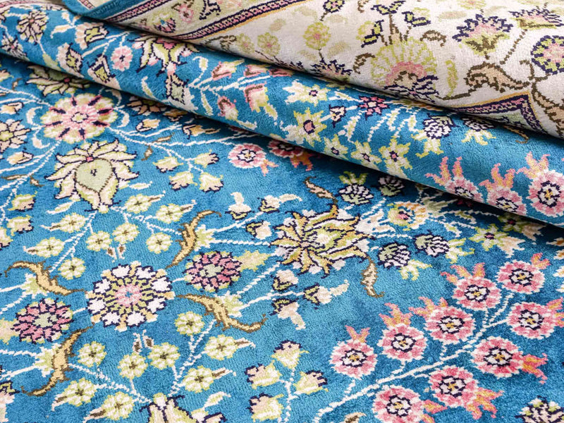 Kinesisk silke Teppe 242x155cm - Orientalsk teppe