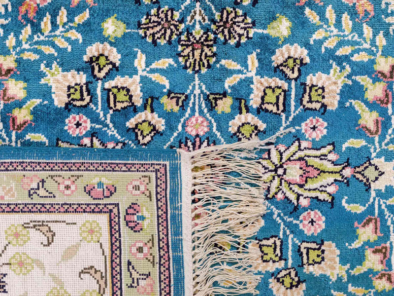 Kinesisk silke Teppe 242x155cm - Orientalsk teppe
