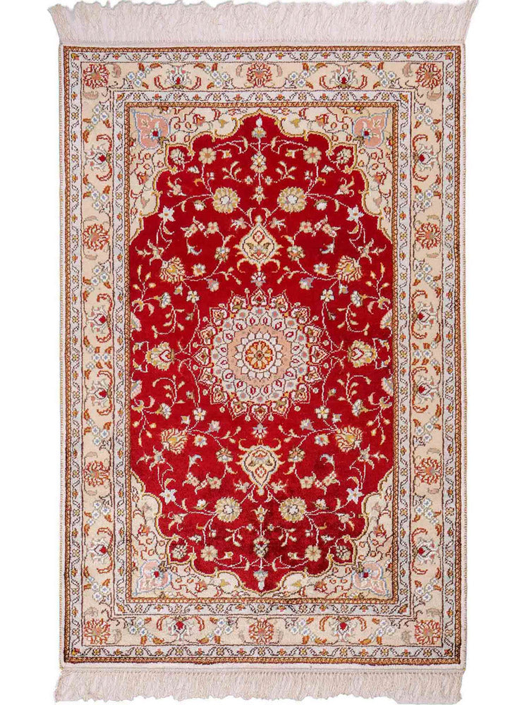 Kinesisk silke Teppe 120x77cm - Orientalsk teppe