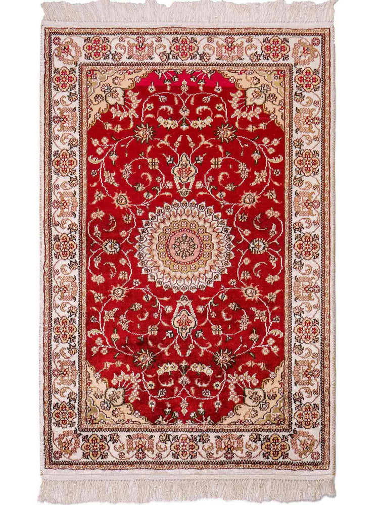 Kinesisk silke Teppe 117x77cm - Orientalsk teppe