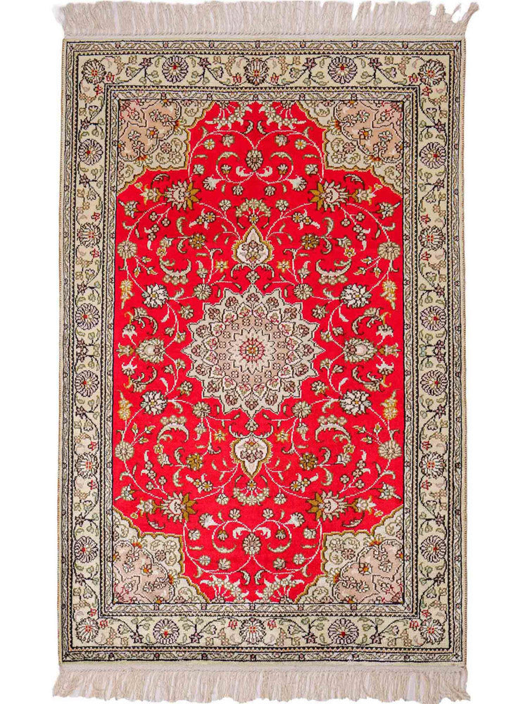 Kinesisk silke Teppe 122x78cm - Orientalsk teppe