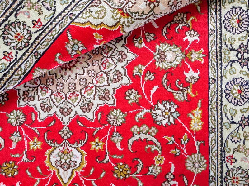 Kinesisk silke Teppe 122x78cm - Orientalsk teppe