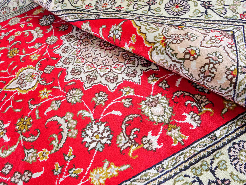 Kinesisk silke Teppe 122x78cm - Orientalsk teppe