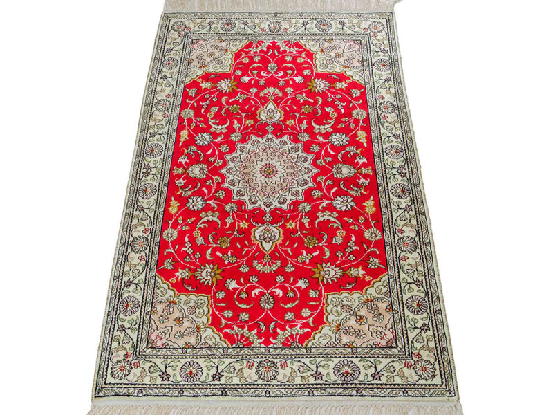 Kinesisk silke Teppe 122x78cm - Orientalsk teppe
